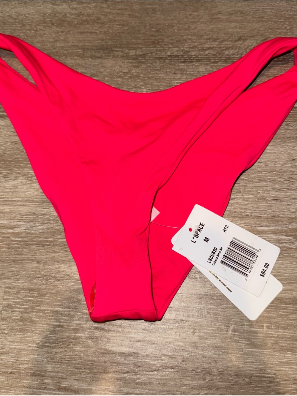 L*Space Red Bikini Bottom with Tag
